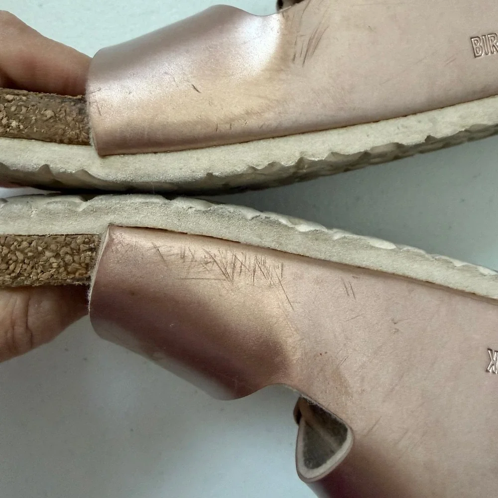 Rose Gold Birkenstocks Toddler Girl's 31